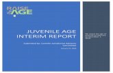 Juvenile Age Interim Report - North Carolina · Juvenile Justice The Department of Public Safety, Division of Adult Correction and Juvenile Justice, Juvenile Justice Section estimates