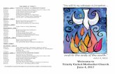 SUNDAY, JUNE 4 PENTECOST SUNDAY & COMMUNION SUNDAYtrinityannapolis.org/wp-content/uploads/2017/06/BULLETIN-SUNDAY … · 2017-06-04  · SPECIAL MUSIC Come, Holy Spirit, Fill With
