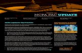 DECEMBER • 2015 NCPA PAC · PDF file PAC Reception at NCPA’s 2015 Annual Convention NCPA PAC chairman, Steve Giroux, speaks at NCPA PAC Reception. EACH YEAR, NCPA HOLDS A PAC Fundraising