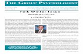A Newsletter of Division 49 of the American Psychological ......A Newsletter of Division 49 of the American Psychological Association President’s Column Fall/Winter Issue Donelson