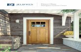 Direct Glaze€¦ · Fiberglass entry doors from JELD-WEN have always been beautiful and easy to maintain. Now theres even more reason to appreciate them direct glaze glass. This