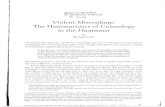 Violent Misreadings: The Hermeneutics of Cosmology in the ... · VIOLENT MISREADINGS: THE HERMENEUTICS OF COSMOLOGY IN THE HUAINANZI 6. There was not yet beginning to have Nothing.