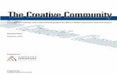 The Creative Community - Collaborative Economics · the implications are still exploding around us. ( Peter Hall, 1998.) The joint evolution of technological and cultural creativity
