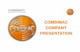 COMBIMAC · COMBIMAC Special electric motors and fans THE COMPANY Independent middle size Dutch Company Originaly founded in Rotterdam in the year 1919 Started as a DC-motor repairshop