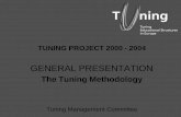GENERAL PRESENTATION - unizar.es · GENERAL PRESENTATION The Tuning Methodology Tuning Management Committee. Management Committee The TUNING project is a project by and for universities.