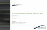 REPORTING: Tailoring ATWeb Reports to Meet Your Needs · IMMERSION 2016. Conrad Indianapolis. June 22, 2016. REPORTING: Tailoring ATWeb Reports to Meet Your Needs Facilitators: Matthew