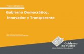 Gobierno Democrático, Innovador y Transparenteplaneader.puebla.gob.mx/pdf/ProgramasEspeciales2020... · Transparente, es sólido en su planeación, absolutamente viable en su ejecución,