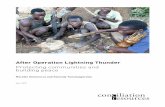 conciliation resources...After Operation Lightning Thunder Protecting communities and building peace Mareike Schomerus and Kennedy Tumutegyereize April 2009 conciliation resources