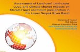 Assessment of Land-use/ Land-cover LULC and Climate change ... - Texas A&M … · 2019-11-25 · Assessment of Land-use/ Land-cover LULC and Climate change Impacts on Stream Flows