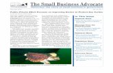 The Small Business Advocate1, 2015. Advocacy held an earlier listening session on the executive order in April. Advocacy held the roundtable to receive comments and feedback from small