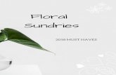 Floral Sundries - Harold Elmes€¦ · Sundries 2018 MUST HAVES. E03. 703437852 CHRYSAL LEAFSHINE 750ml €3.90 EO. 10-01010 Floral Foam E03.379754868 Chrysal Pro 2 Trans. & Display