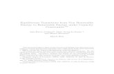 Equilibrium Transitions from Non Renewable Energy to Renewable Energy · PDF file 2015-04-13 · renewable energy to non renewable energy before a last time phase of only renewable