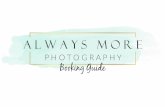 Booking Guide - WeddingWire · • Parent Wedding Album: Thoughtful, matching 8x8 version of your wedding album for parents, making it the perfect thank you gift! Pro Tip: If you