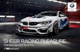 SHEER RACING PLEASURE. - BMW Motorsport · 2020-06-08 · A REAL WINNER. The BMW M4 GT4 completed an impressive debut season in the hands of BMW customer teams in 2018. BMW Customer