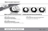 BLUETOOTH HEADPHONES · These Bluetooth headphones, a consumer electronic, are intended to render audio transmitted from a smartphone, computer, or similar playback devices via Bluetooth