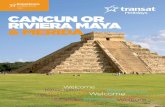 CANCUN OR RIVIERA MAYA & MERIDA · vacation in Cancun or Riviera Maya and a chance to experience the colourful splendour of Merida’s historic past and thriving culture! You’ll