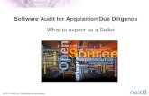 Software Audit for Acquisition Due Diligence - nexB · Software Audit for Acquisition Due Diligence What to expect as a Seller © 2019 nexB Inc. Confidential and proprietary