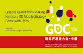 Lessons Learnt from Making a Game with Unitytwvideo01.ubm-us.net/o1/vault/gdcchina15/slides/... · F2P fully 3D MMO turn-based mobile strategy game • 250 levels, some are optional