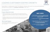 Leading Customer-Centric Growth 3 pager - ExecOnline · 2017-05-03 · LEADING CUSTOMER-CENTRIC GROWTH Program Objectives Include: ü Helping companies earn more profit by aligning
