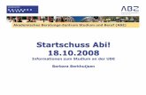 Startschuss Abi! 18.10 - Online-Stipendium und ... Zahlen und Fakten • Entstanden aus den ehemaligen Universitäten Duisburg und Essen, 1972 gegründet • Fusion der beiden Universitäten: