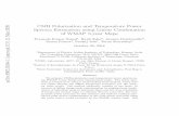 CMBPolarizationandTemperaturePower ... · ﬁnal power spectra (Saha et al. (2006, 2008)) obtained by IPSE agrees well with the results published by the WMAP science team. Thus the