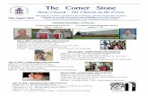 The Corner StoneThe Corner Stone · 2016-07-07 · June 4, 2016. A special thanks to Donna Goodfriend for her tireless con-tribution of her time and her baking talents. We who sold