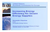 Increasing Energy Efficiency for Secure Energy Supplies€¦ · EU - 27 Azerbaijan Kazakhstan Russian Federation Turkmenistan Reserves to Production Ratio (R/P): Years 7.8 22.1 21.8