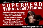 Superhero Sprint Conditioning - Amazon S3€¦ · long cardio workouts to stay in shape. The fact is, sprint conditioning is far more beneficial than long slow cardio as I would soon