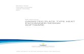 GASKETED PLATE TYPE HEAT EXCHANGER DESIGN …core.ac.uk/download/pdf/38134032.pdfPicture 1. Plate type heat exchanger 12 Picture 2. Gasketed plate heat exchangers 13 Picture 3. Parts