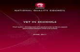 VET IN SCHOOLSlibrary.bsl.org.au/jspui/bitstream/1/4044/1/VET in... · challenges in partnerships for VET in schools and explores the expectations both parties have. It ... Develop