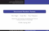 Structured Random Forests - GitHub Pages · Decision Forest Framework (tree-level) Decision Forest Framework (forest-level) Random Forest Specializations Testing and Training Weak