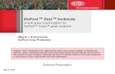 DuPont Zest herbicide - National Sorghum Producers€¦ · DuPont™ Zest™ herbicide Tank Mixing Zest™ • 2,4-D ester, dicamba, atrazine, fluroxypyr and metsulfuron methyl •
