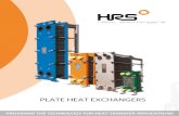 PLATE HEAT EXCHANGERS PHE catalogue.pdf · 2018-07-20 · HRS High Performance Plate Heat Exchangers Heat Transfer Plates HRS oﬀer a wide range of plate heat exchangers for an extensive
