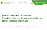 2018-11-13 Infoveranstaltung Praesentation · 2019-12-05 · Augsburg | Bürgerdialog Haunstetten –2. Informationsveranstaltung 14. November 2018 8 2. Beteiligungsphase von September