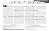 The Campaign for Physics APS News A P S N E W S · The Campaign for Physics Update Inside B eginning July 1, 1997, APS members may enter an online-only one year subscription to Physical