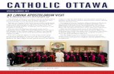 SPRING/SUMMER 2017 AD LIMINA APOSTOLORUM …...SPRING/SUMMER 2017 CATHOLIC OTTAWA The Bishops of Ontario travelled to Rome in Easter Week for what is known as their visit ad limina