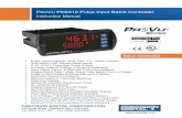 ProVu PD6310 Pulse Input Batch Controller Instruction Manual · Manual start batching is default, but automatic batching with a restart after a programmed time delay from the completion