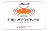 INSTANT ACTIVITIES FROM THE PUMPKIN PATCH€¦ · INSTANT ACTIVITIES FROM THE PUMPKIN PATCH GRADES K-5 A Public Service of Equipment • Curriculum • Training • Move Safely ...