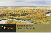Canadian Oil Sands Summit · Grizzly Oil Sands Investment Highlights • > 800,000 net acres in the Athabasca and Peace River oil sands regions (100% operated, nearly 100% WI) focused