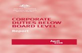 Corporate Duties Below Board Level - CAMACfile/Corporate_Duties_Board_Level_Report.pdf · of individuals below board level who may be involved in running modern corporate enterprises.