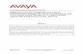 Application Notes for Configuring Avaya Aura ... · Communication Manager. Endpoints are Avaya 96xx series IP telephones (with SIP and H.323 firmware), Avaya 46xx series IP telephones