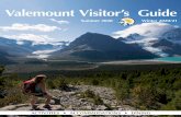 Valemount Visitor’s Guide · ness, call Mica Mountain Lodge & Tours at 1.888.640.6422 or visit MicaMountainlodge.bc.ca. Service in English and Deutsch. If you are looking for a