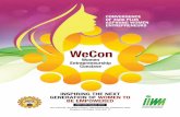 WeCon - s3-ap-southeast-1.amazonaws.com... · to connect from ‘Start Up India to Stand Up India’ • This conclave will be part of a series of activities to encourage entrepreneurship
