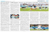 CONTACT US AT: Mbappe stars as France beats Argentinaszdaily.sznews.com/attachment/pdf/201807/02/56f0e547-ea68-4ccb … · Mbappe got his two in his ﬁ rst attempt. Mbappe was a