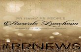 PR News’ PR PEOPLE Awards Luncheon · 2016 Rising PR Star Honoree. Congratulations Amber Leahy ... Boingo Wireless ATLE ERLINGSSON SAP BEN KLEIN Ruder Finn JOHN LAPLACE EY KARL