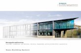 Inspirations - SpecifiedBy · Inspirations Curtain walling, windows, doors, façades and protection systems Sapa Building System. CONTENTS 03 Credentials 07 Environment & Recycling