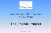 The Phenix Project - sergetinland.comsergetinland.com/wp-content/uploads/2019/07/... · -Depuis 1947, plus de 3500 pilotes civils et militaires ont bravé la peur du ridicule et mis