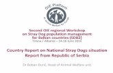 Country Report on National Stray Dogs situation Report ......II. Control measures • Lack of knowledge • Insufficient number of human resources (central level) • Insufficient
