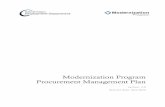 Modernization Program Procurement Management …...Q:\00 Program Management\Program Plans\Procurement Management Plan\Modernization Procurement Management Plan V3.0.docx Last revised: