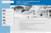 QC Compliance Manageracademy.gmp-compliance.org/daten/seminarpdf/test.pdf · - Lifecycle Approach - Method Transfer and Equivalence Testing ... ously facing new challenges. There